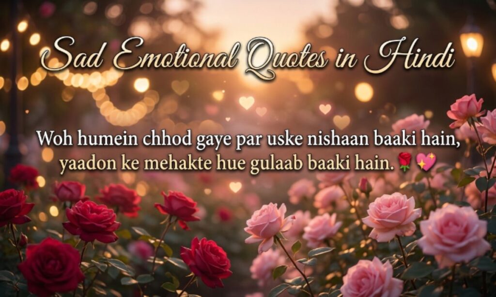 Sad Emotional Quotes in Hindi
