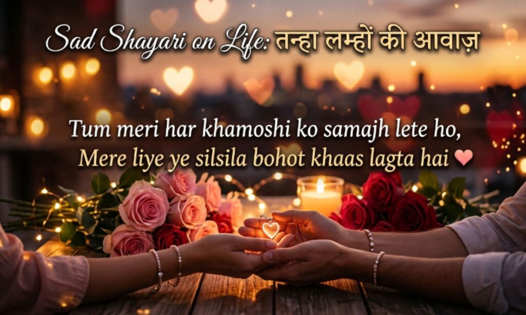 Sad Shayari on Life तन्हा लम्हों की आवाज़