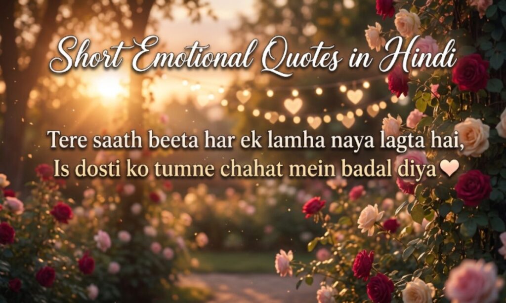 Short Emotional Quotes in Hindi