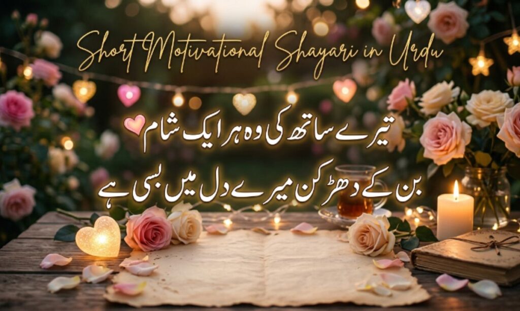 Short Motivational Shayari in Urdu