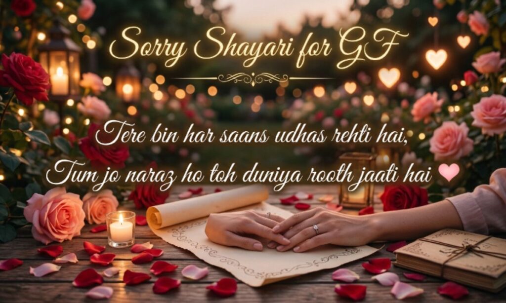 Sorry Shayari for GF