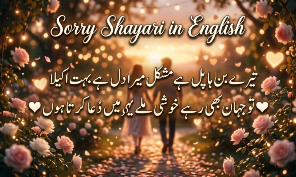 Sorry Shayari in English