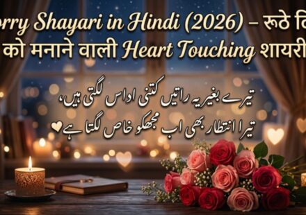 Sorry Shayari in Hindi (2026) – रूठे दिल को मनाने वाली Heart Touching शायरी 