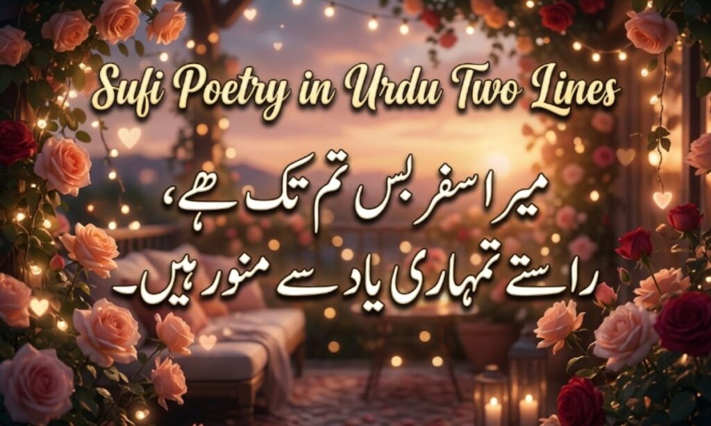 Sufi Poetry in Urdu Two Lines