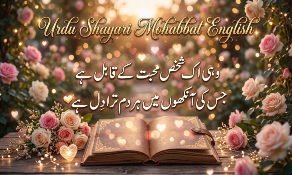 Urdu Shayari Mohabbat English