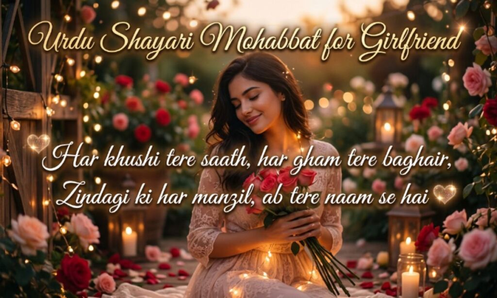 Urdu Shayari Mohabbat for Girlfriend