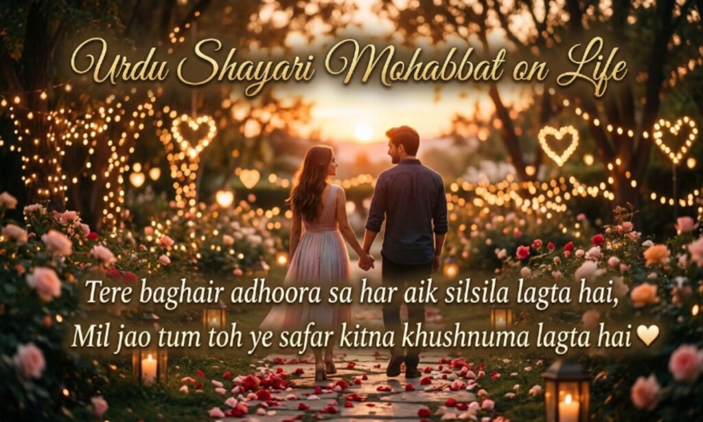 Urdu Shayari Mohabbat on Life