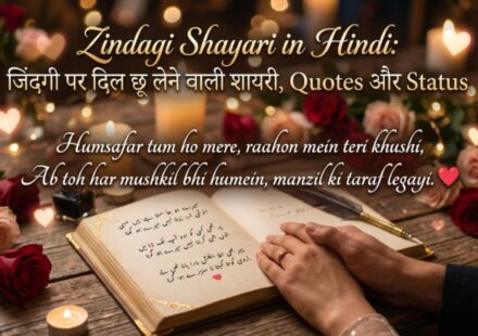 Zindagi Shayari in Hindi जिंदगी पर दिल छू लेने वाली शायरी, Quotes और Status 