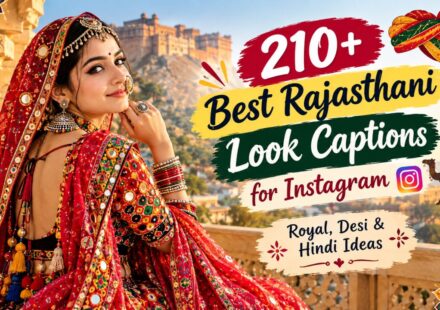 210+ Best Rajasthani Look Captions for Instagram Royal, Desi & Hindi Ideas 
