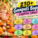 210+ Ganpati Bappa Caption Ideas for Instagram, WhatsApp & More