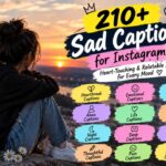 210+ Sad Captions for Instagram Heart-Touching & Relatable Ideas for Every Mood 