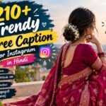 210+ Trendy Saree Caption for Instagram in Hindi