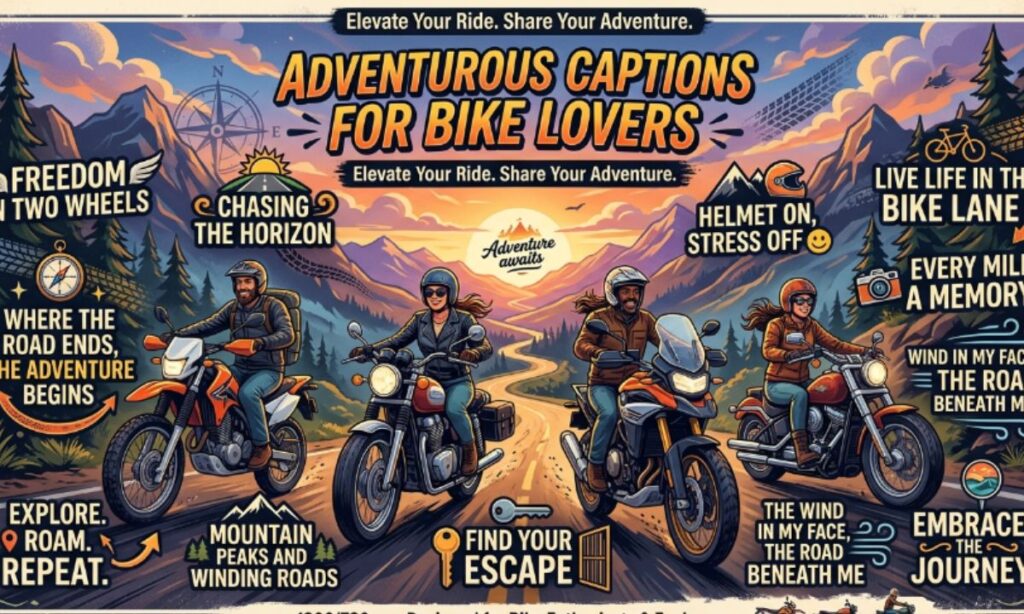 Adventurous Captions for Bike Lovers