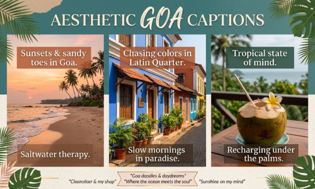 Aesthetic Goa Captions