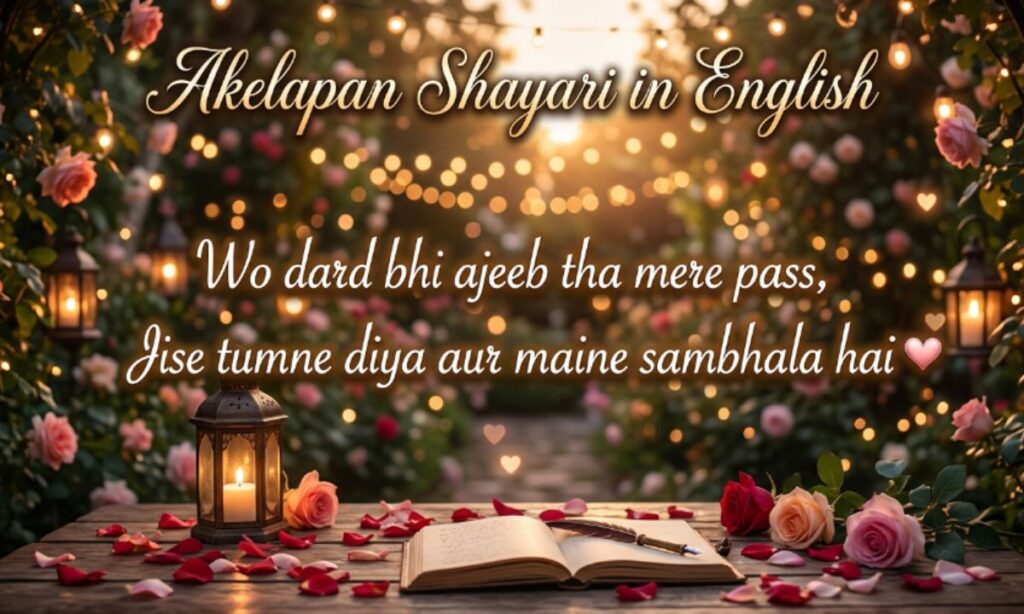 Akelapan Shayari in English