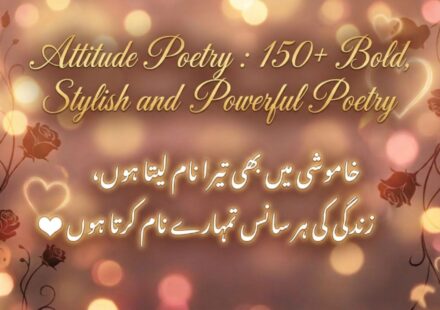 Attitude Poetry 150+ Bold, Stylish and Powerful Poetry 
