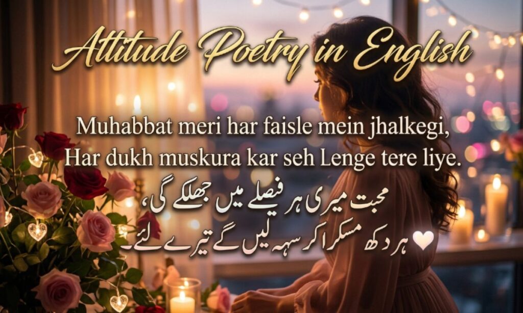 Attitude Poetry in English
