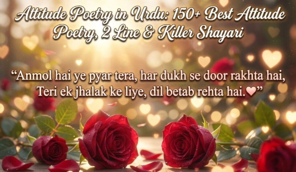 Attitude Poetry in Urdu 150+ Best Attitude Poetry, 2 Line & Killer Shayari
