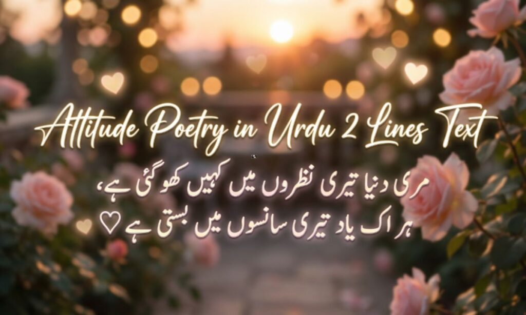 Attitude Poetry in Urdu 2 Lines Text (1)