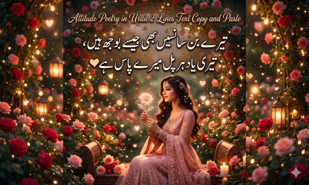 Attitude Poetry in Urdu 2 Lines Text Copy and Paste (1)