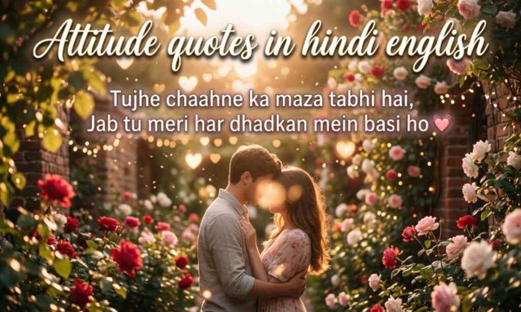 Attitude quotes in hindi english