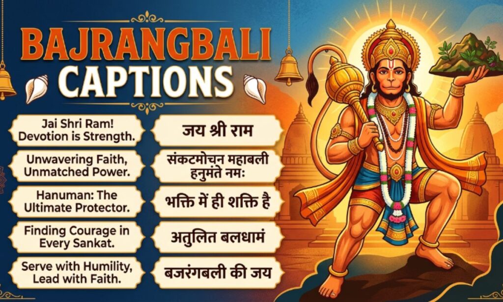 Bajrangbali Captions