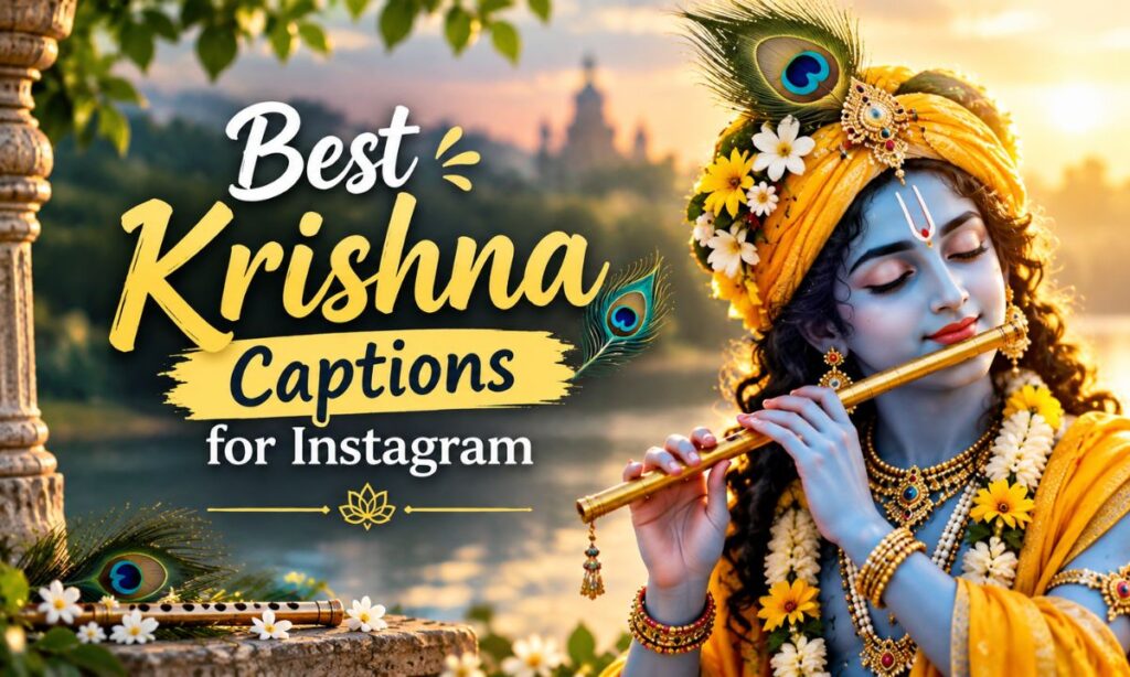 Best Krishna Captions for Instagram