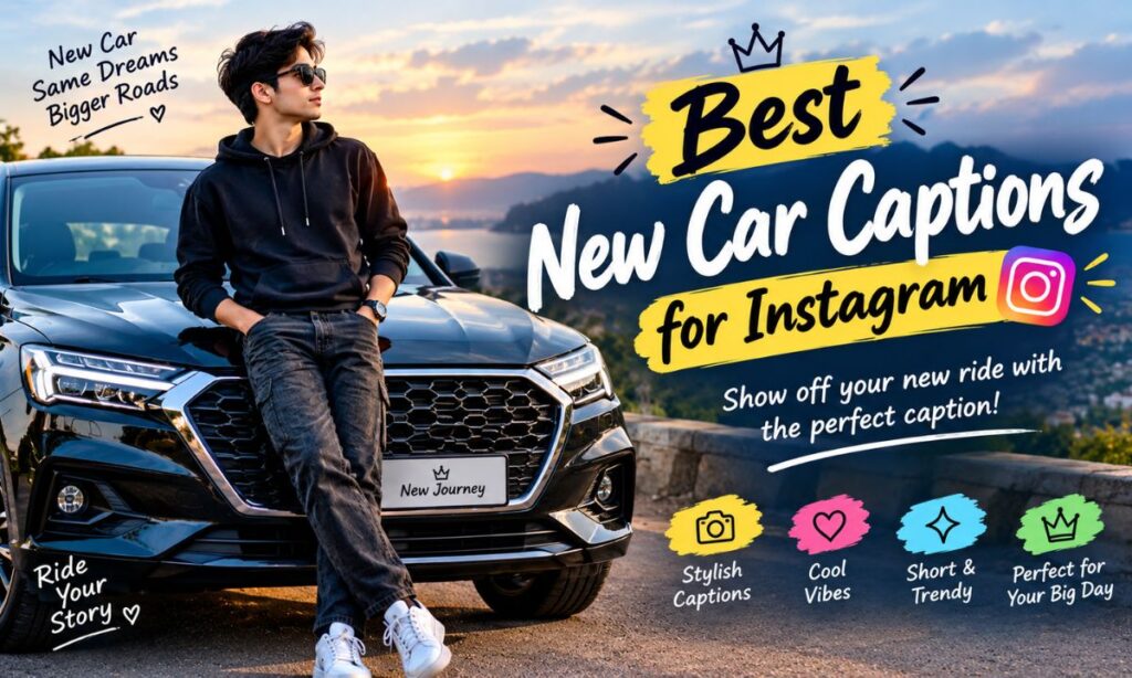 Best New Car Captions for Instagram