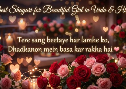 Best Shayari for Beautiful Girl in Urdu & Hindi