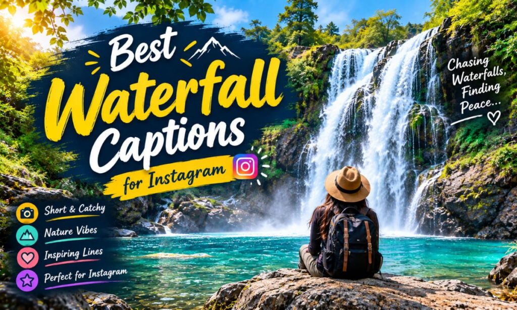 Best Waterfall Captions for Instagram