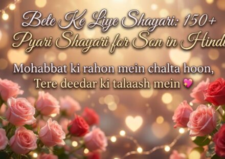 Bete Ke Liye Shayari 150+ Pyari Shayari for Son in Hindi 