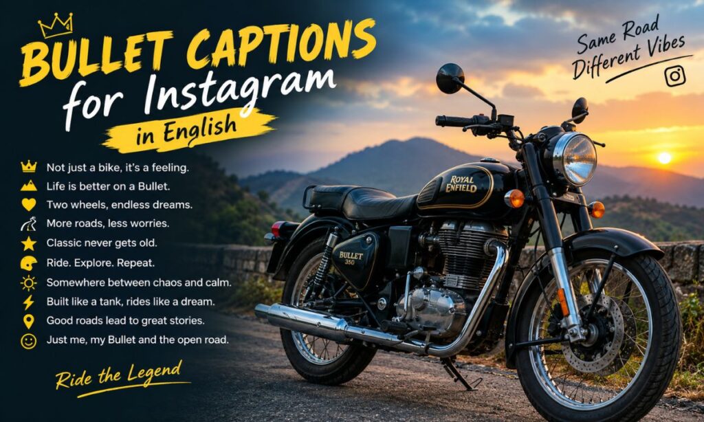 Bullet Captions for Instagram in English
