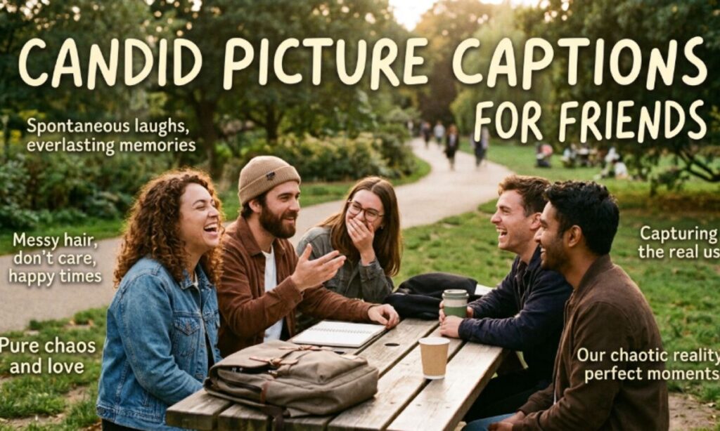 Candid Picture Captions for Friends