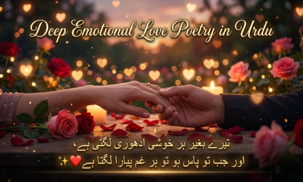 Deep Emotional Love Poetry in Urdu (1)