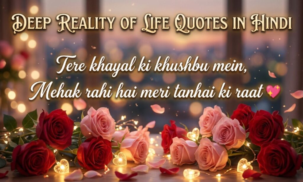 Deep Reality Of Life Quotes In Hindi