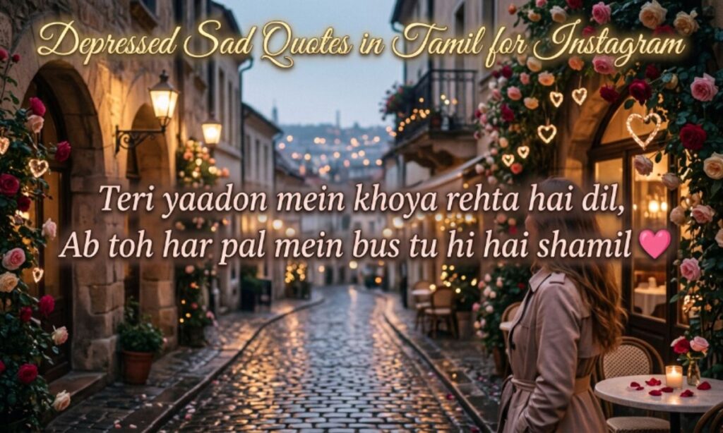 Depressed Sad Quotes in Tamil for Instagram