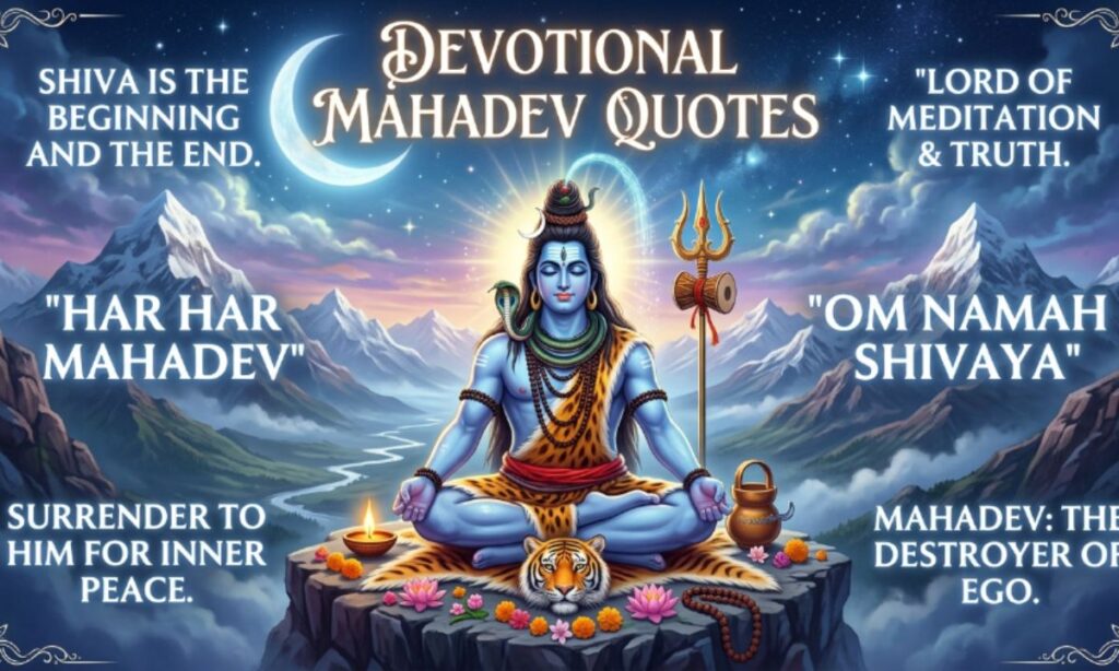 Devotional Mahadev Quotes