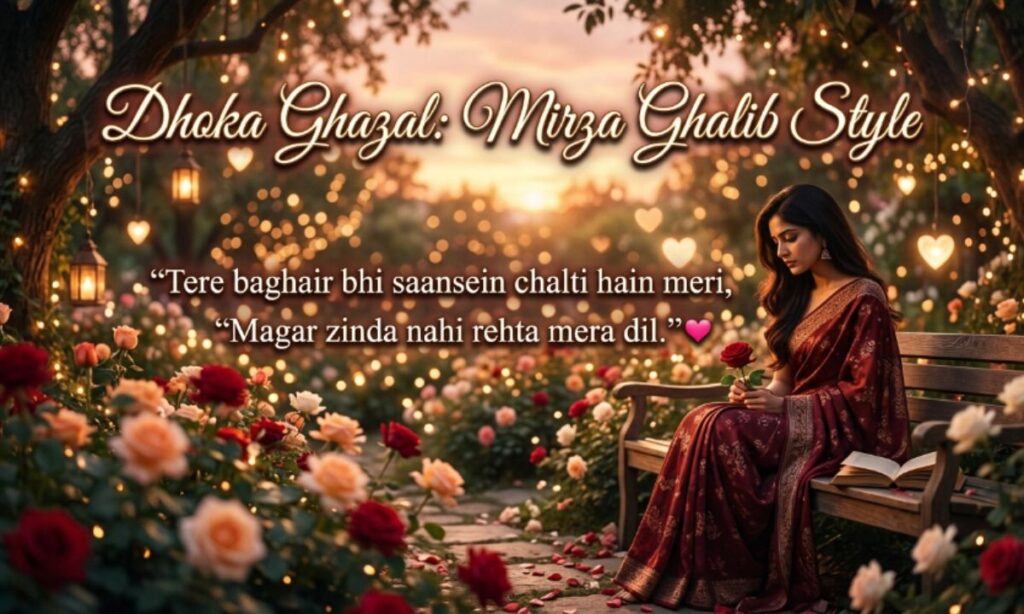 Dhoka Ghazal Mirza Ghalib Style