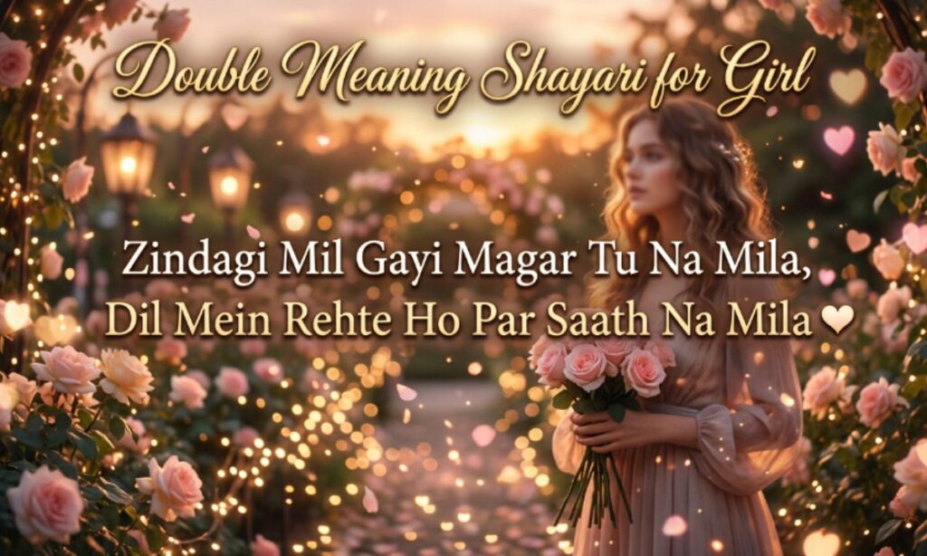 Double Meaning Shayari for Girl