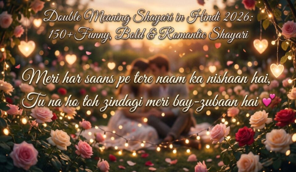 Double Meaning Shayari in Hindi 2026 150+ Funny, Bold & Romantic Shayari 