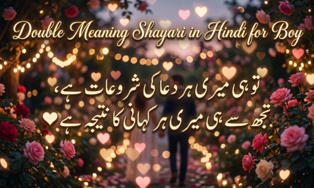 Double Meaning Shayari in Hindi for Boy
