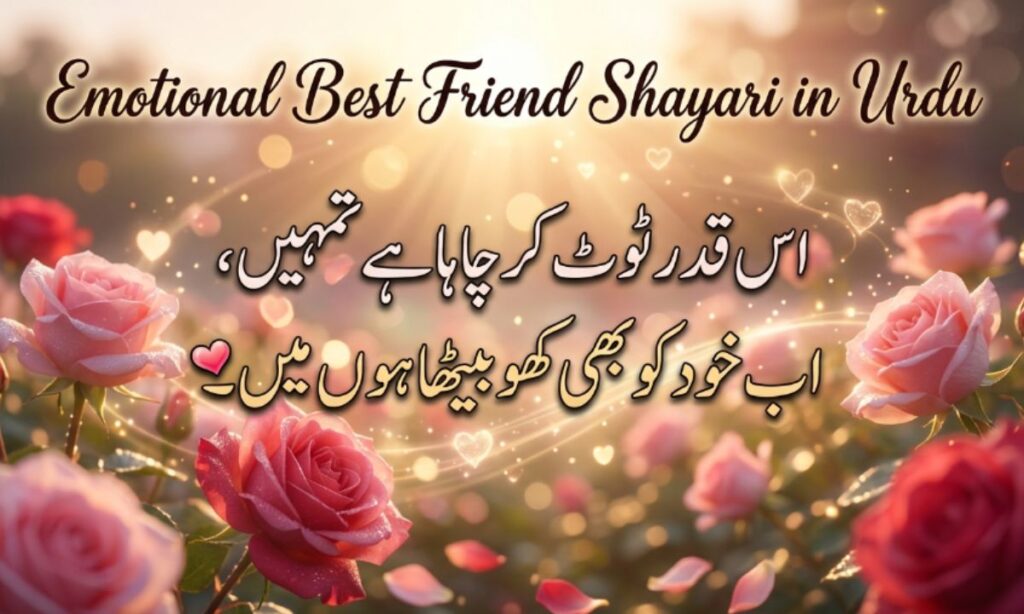 Emotional Best Friend Shayari in Urdu
