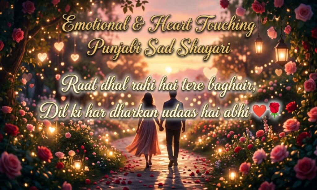 Emotional & Heart Touching Punjabi Sad Shayari
