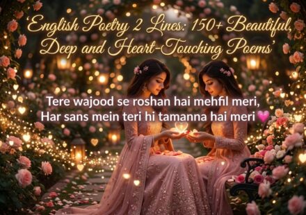 English Poetry 2 Lines 150+ Beautiful, Deep and Heart-Touching Poems 