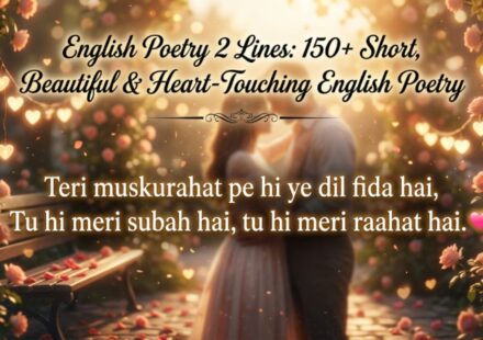 English Poetry 2 Lines 150+ Short, Beautiful & Heart-Touching English Poetry