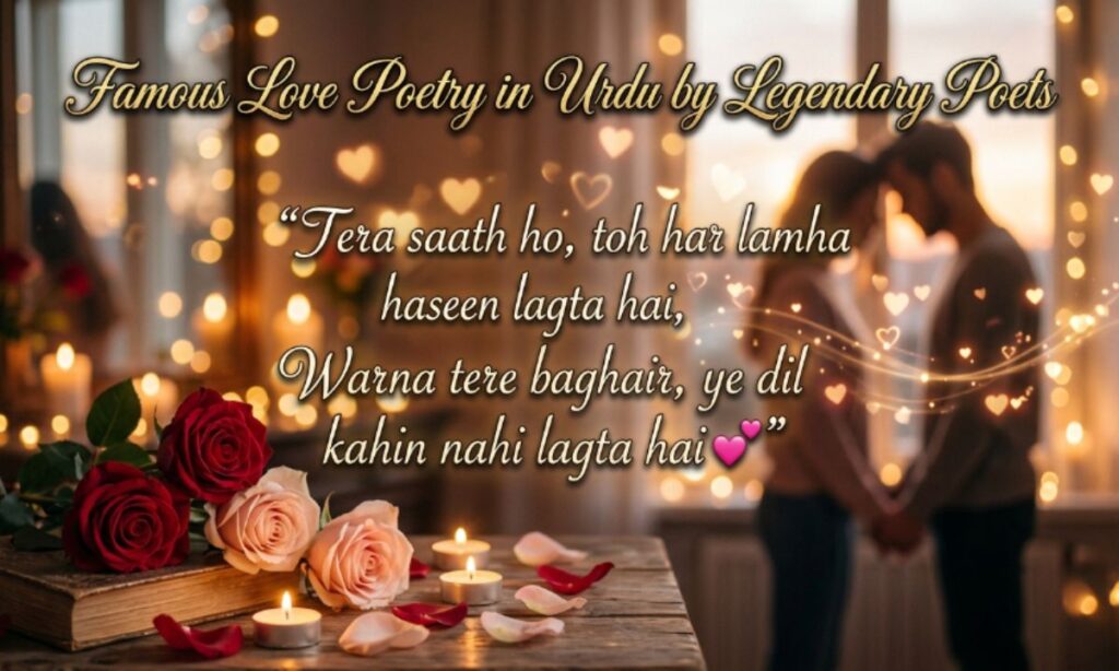 Famous Love Poetry in Urdu by Legendary Poets