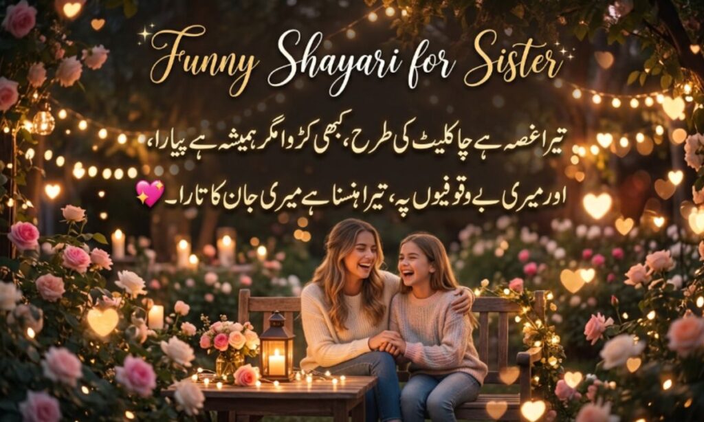 Funny Shayari for Sister