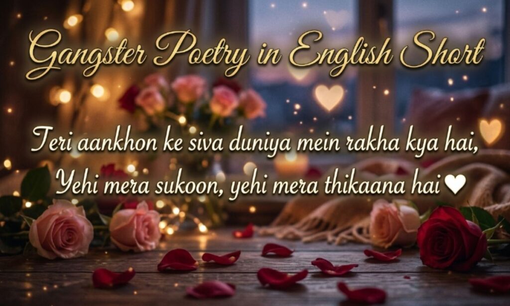 Gangster Poetry in English Short