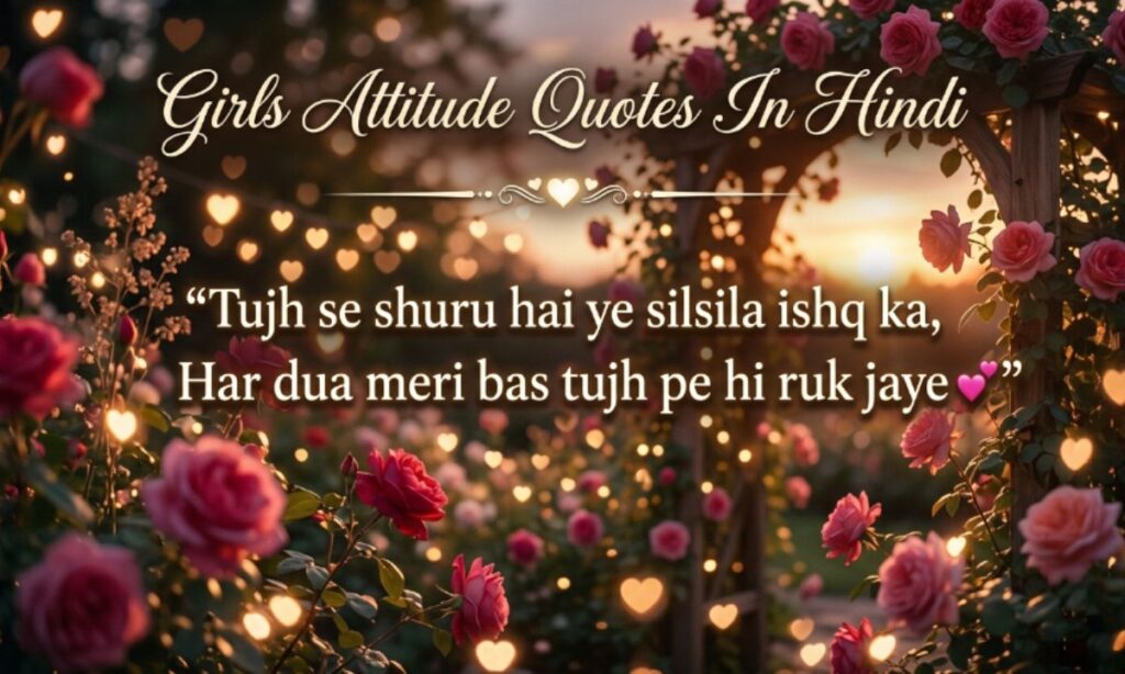Girls Attitude Quotes In Hindi