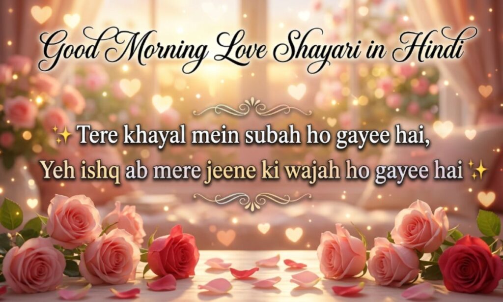 Good Morning Love Shayari in Hindi
